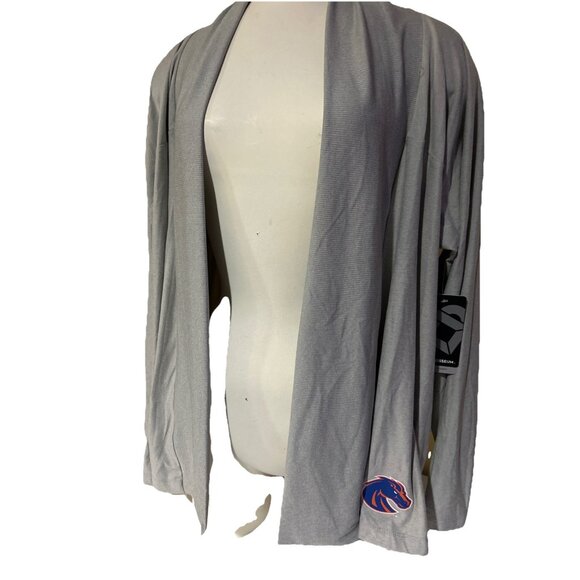 NEW Boise State BSU Broncos Colosseum Gray Lightweight Cardigan Jacket Women's M - Picture 2 of 9